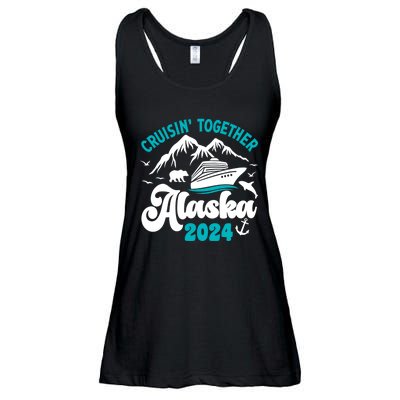 Funny Alaskan Cruise 2024 Gift Ladies Essential Flowy Tank