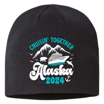 Funny Alaskan Cruise 2024 Gift Sustainable Beanie