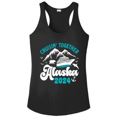 Funny Alaskan Cruise 2024 Gift Ladies PosiCharge Competitor Racerback Tank