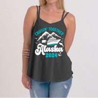 Funny Alaskan Cruise 2024 Gift Women's Strappy Tank