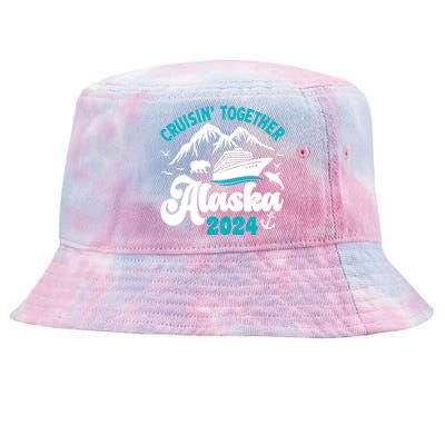 Funny Alaskan Cruise 2024 Gift Tie-Dyed Bucket Hat