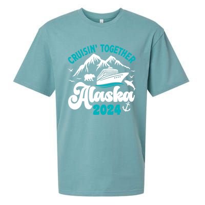 Funny Alaskan Cruise 2024 Gift Sueded Cloud Jersey T-Shirt