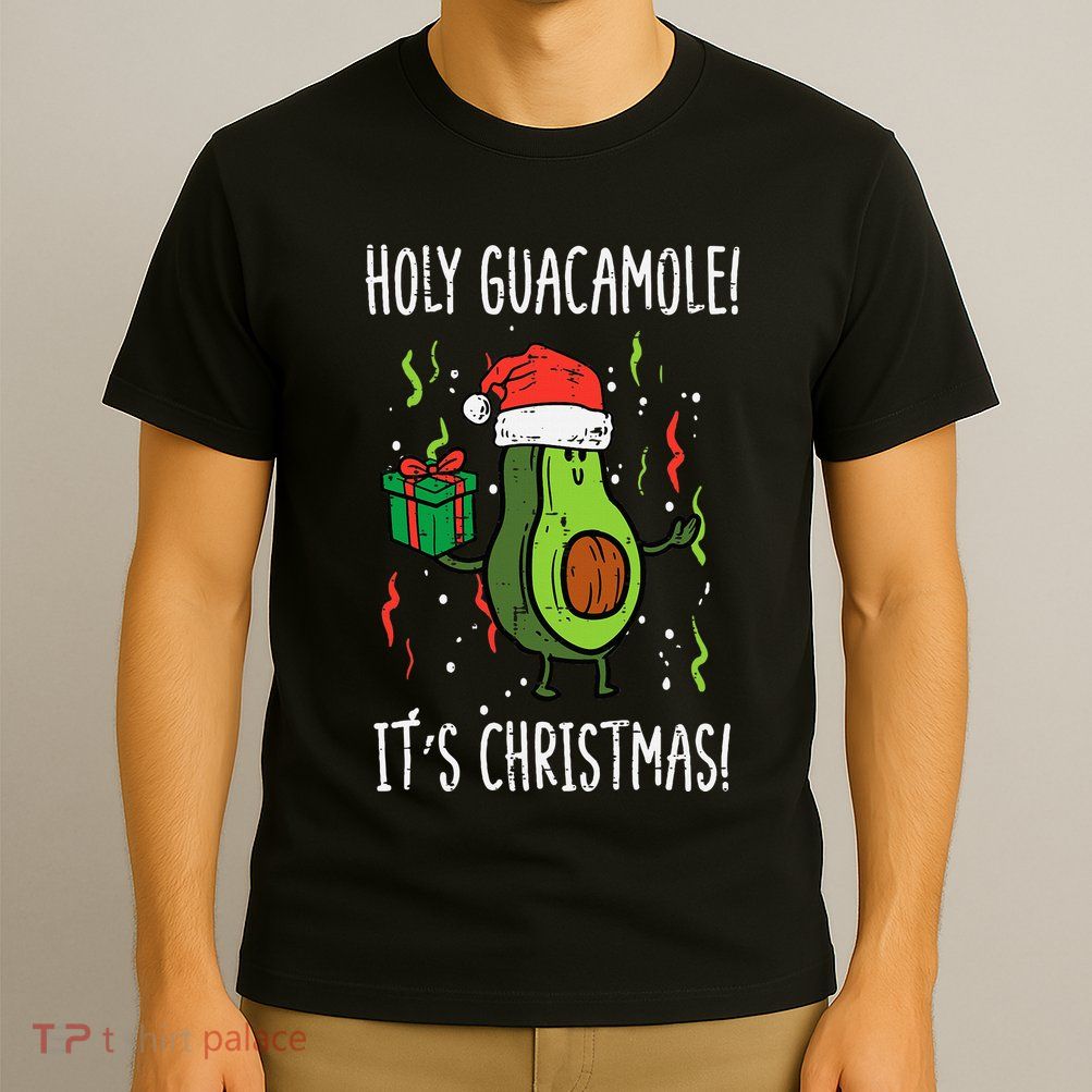 Festive Avocado Christmas Celebration T-Shirt