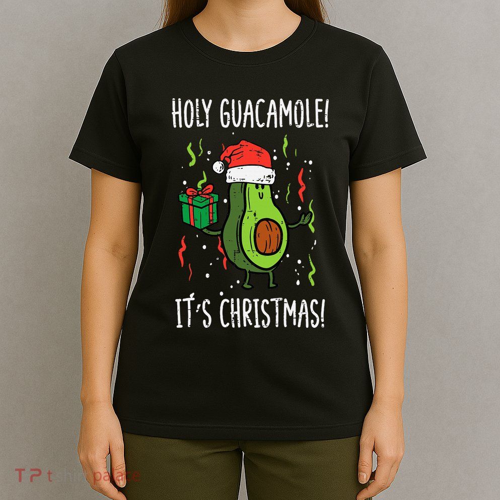 Festive Avocado Christmas Celebration T-Shirt