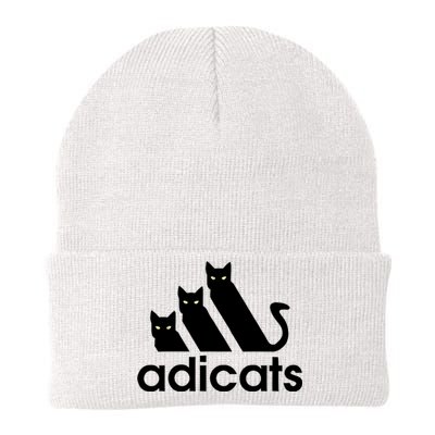 Funny Adicats Cute Cat Lover Pocket Cat Cat Mom Black Cat Knit Cap Winter Beanie