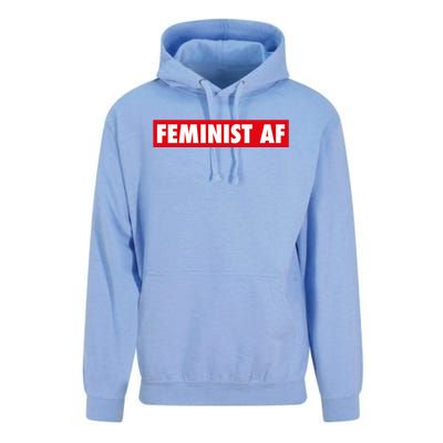 Feminist Af Cute Gift Unisex Surf Hoodie