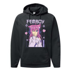 Femboy Anime Cute Little Femboy Performance Fleece Hoodie