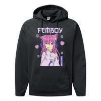 Femboy Anime Cute Little Femboy Performance Fleece Hoodie