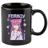 Femboy Anime Cute Little Femboy 11oz C Handle Ceramic Mug