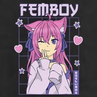 Femboy Anime Cute Little Femboy 11oz C Handle Ceramic Mug