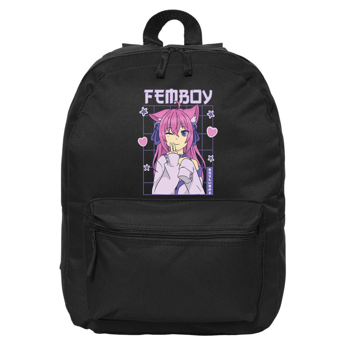 Femboy Anime Cute Little Femboy 16 in Basic Backpack