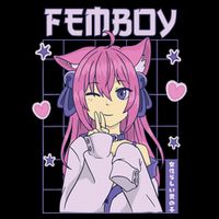 Femboy Anime Cute Little Femboy 16 in Basic Backpack