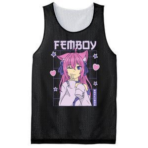 Femboy Anime Cute Little Femboy Mesh Reversible Basketball Jersey Tank