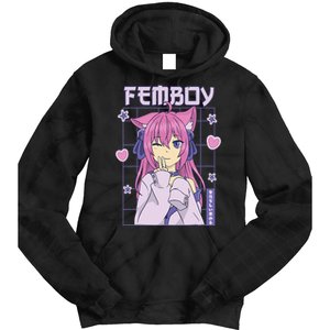 Femboy Anime Cute Little Femboy Tie Dye Hoodie