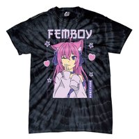 Femboy Anime Cute Little Femboy Tie-Dye T-Shirt