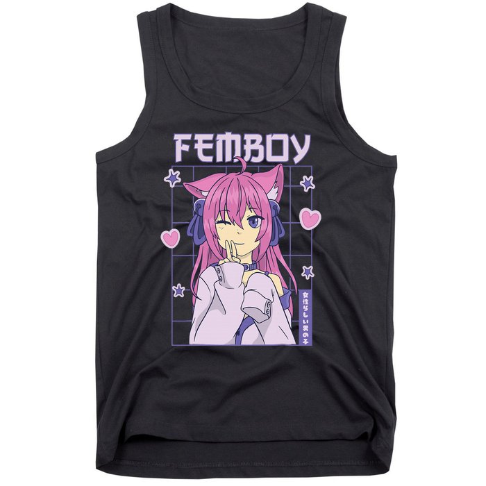 Femboy Anime Cute Little Femboy Tank Top