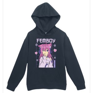 Femboy Anime Cute Little Femboy Urban Pullover Hoodie