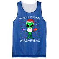 Funny Alien Christmas Cool Gift Merry Christmas Pew Madafakas Funny Gift Mesh Reversible Basketball Jersey Tank