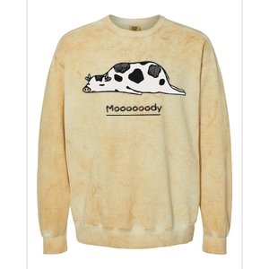 Farm Animal Cow Colorblast Crewneck Sweatshirt