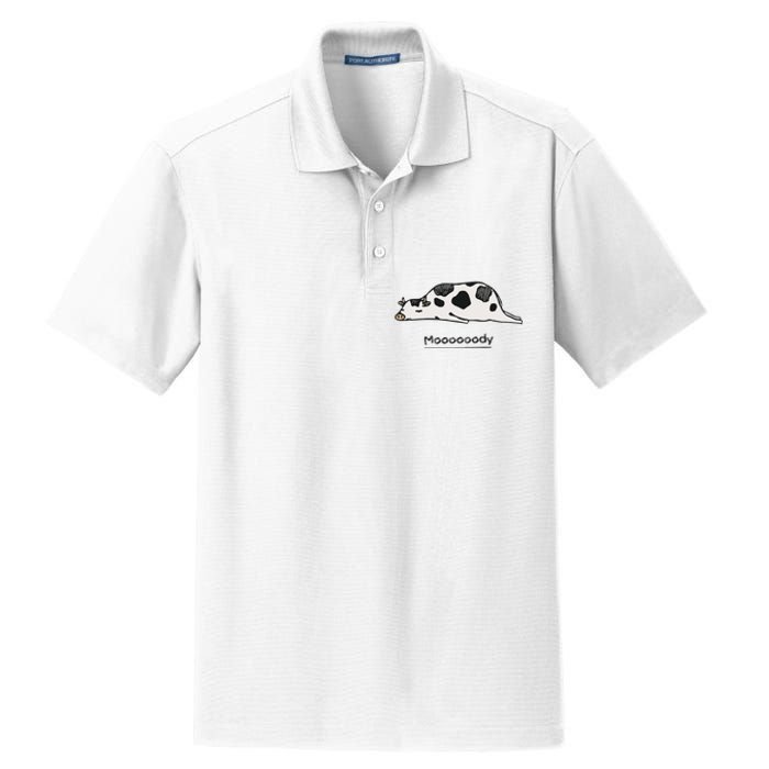 Farm Animal Cow Dry Zone Grid Polo