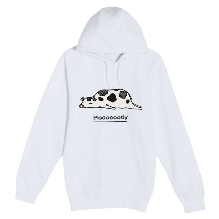 Farm Animal Cow Premium Pullover Hoodie