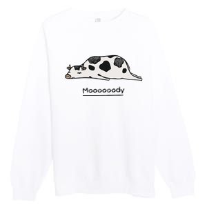 Farm Animal Cow Premium Crewneck Sweatshirt