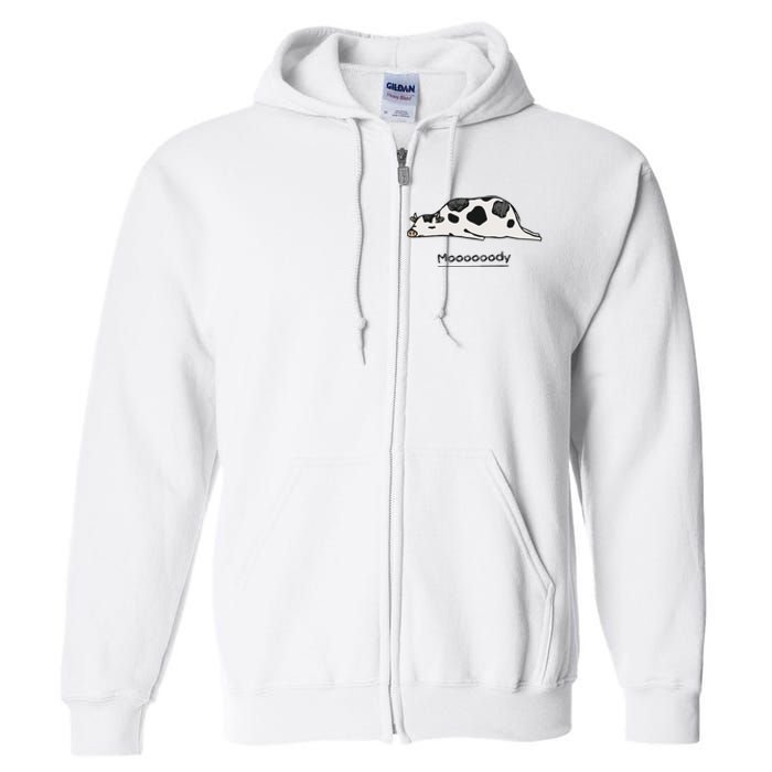 Farm Animal Cow Full Zip Hoodie