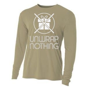 Funny Anti Christmas Grumpy Christmas Unwrap Nothing Cooling Performance Long Sleeve Crew