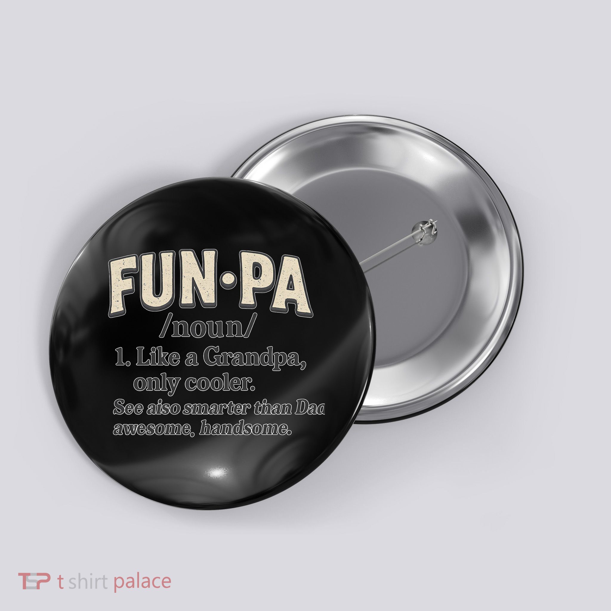 Fun-Pa: A Cool Twist on Grandpa Button