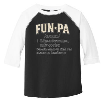 Fun-Pa: A Cool Twist on Grandpa Toddler Fine Jersey T-Shirt