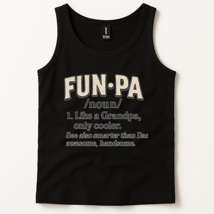 Fun-Pa: A Cool Twist on Grandpa Tank Top