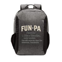 Fun-Pa: A Cool Twist on Grandpa Vector Backpack