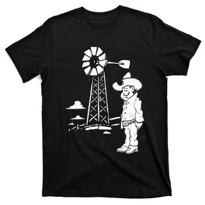 Fun American Cowboy On The Lonesome Prairie T-Shirt