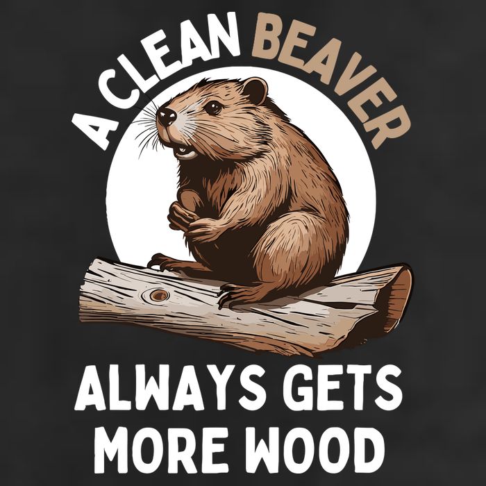 Funny A Clean Beaver Always Gets More Wood Beaver Lover Adult Drive Performance Visor