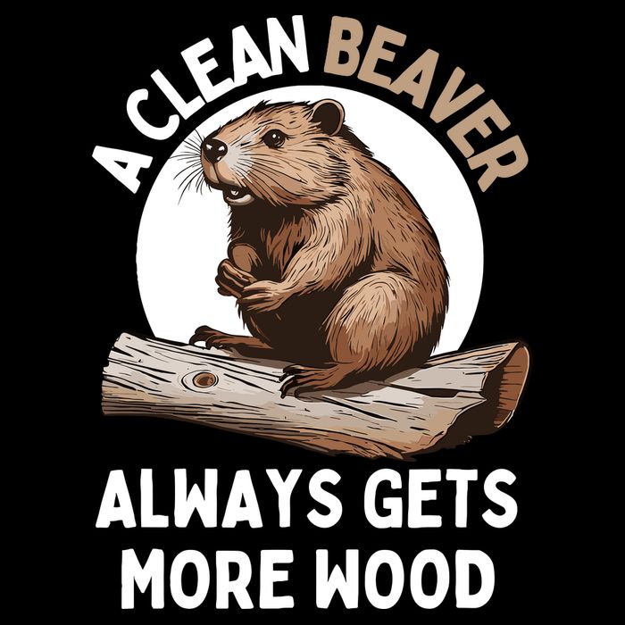 Funny A Clean Beaver Always Gets More Wood Beaver Lover Wool Snapback Cap
