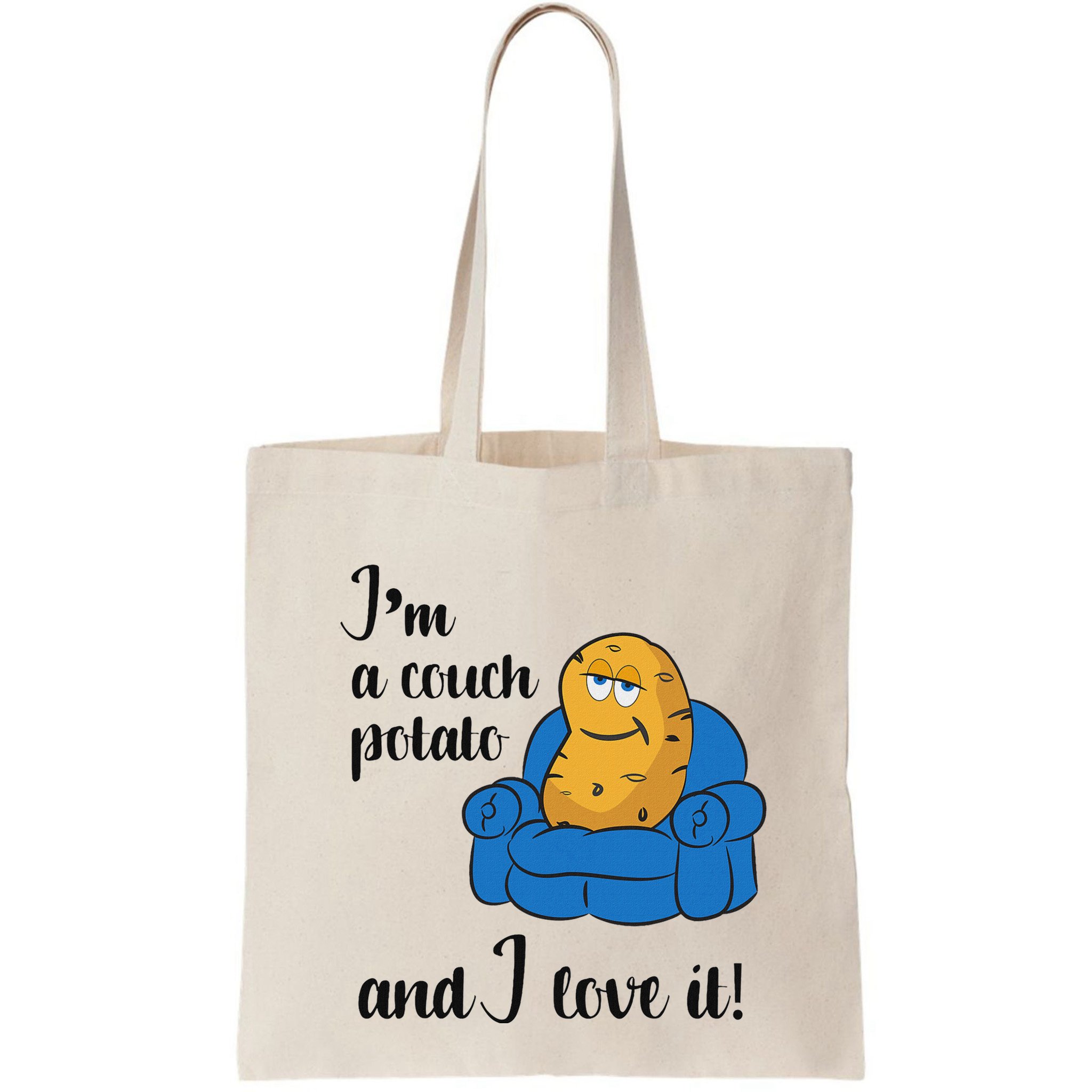 Funny Adult Couch Potato Bag