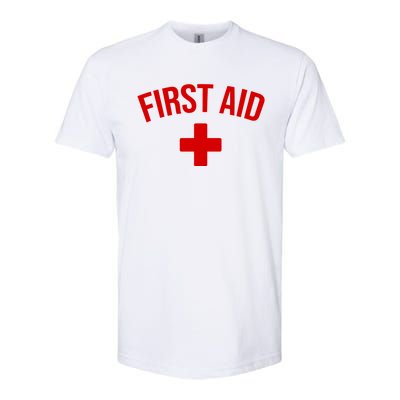 First Aid Cross Cool Medic Emergency Staff Uniform Cute Gift Softstyle® CVC T-Shirt