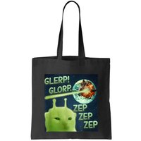 Funny Alien Cat Meme Glerp Glorp Zep Zep Bag