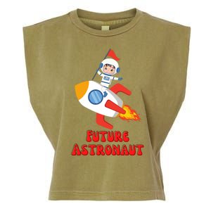 Future Astronaut Cartoon Garment-Dyed Women's Muscle Tee