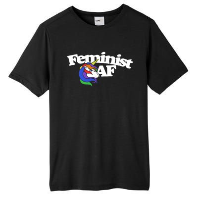 Feminist Af Cute Retro Rainbow Gift Tall Fusion ChromaSoft Performance T-Shirt