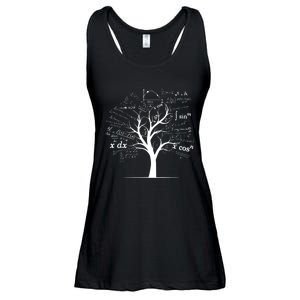 Funny AP Calculus Algebra Tree Math Teacher Nerd Geek Gifts Ladies Essential Flowy Tank