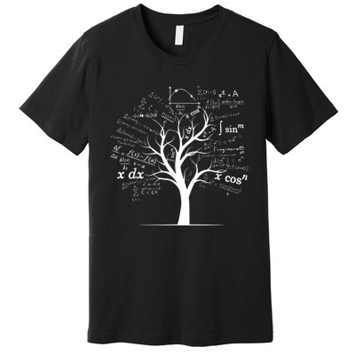 Funny AP Calculus Algebra Tree Math Teacher Nerd Geek Gifts Premium T-Shirt