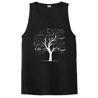 Funny AP Calculus Algebra Tree Math Teacher Nerd Geek Gifts PosiCharge Competitor Tank