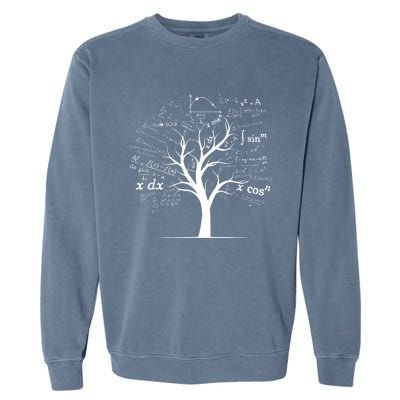 Funny AP Calculus Algebra Tree Math Teacher Nerd Geek Gifts Garment-Dyed Sweatshirt