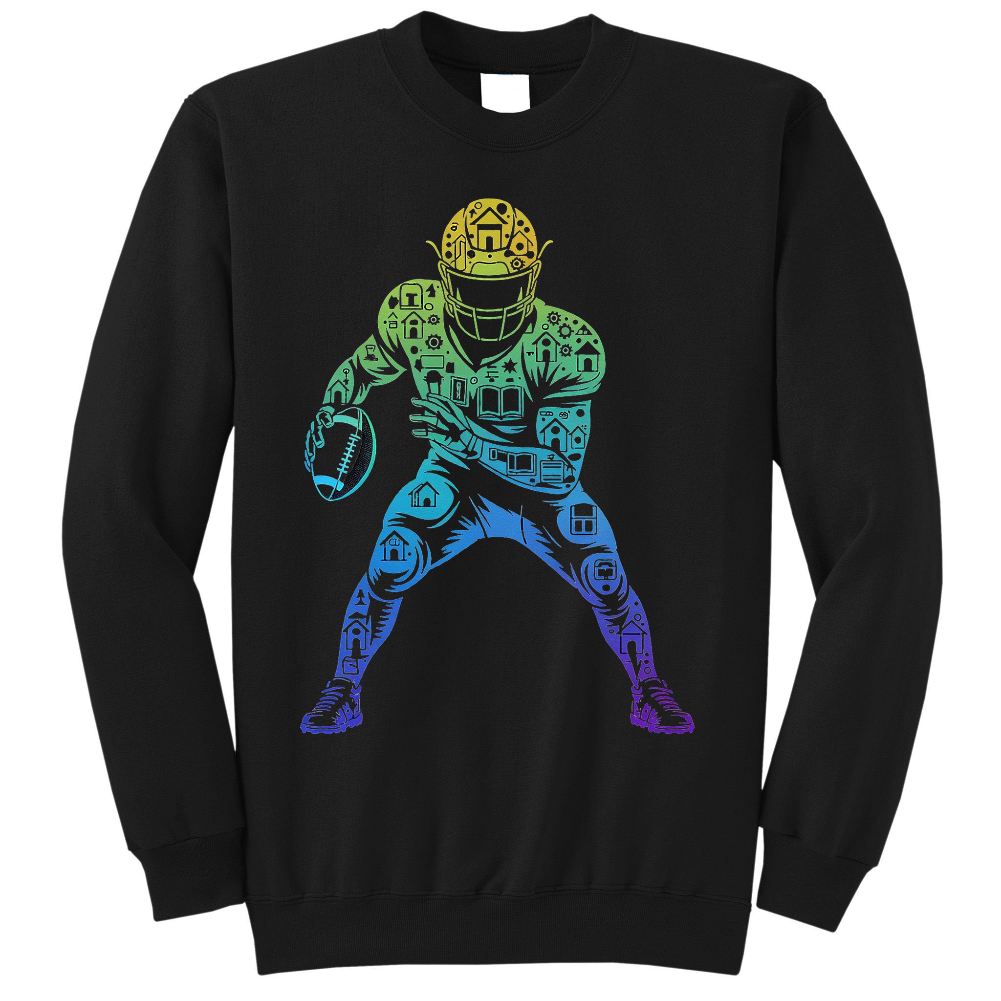 Football Apparel Center Player Coach Football Sweatshirt