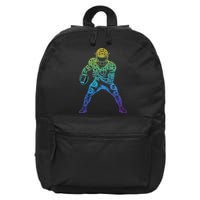 Football Apparel Center Player Coach Football 16 in Basic Backpack