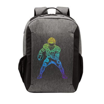 Football Apparel Center Player Coach Football Vector Backpack