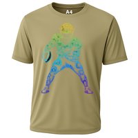 Football Apparel Center Player Coach Football Cooling Performance Crew T-Shirt