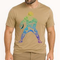Football Apparel Center Player Coach Football Cooling Performance Crew T-Shirt