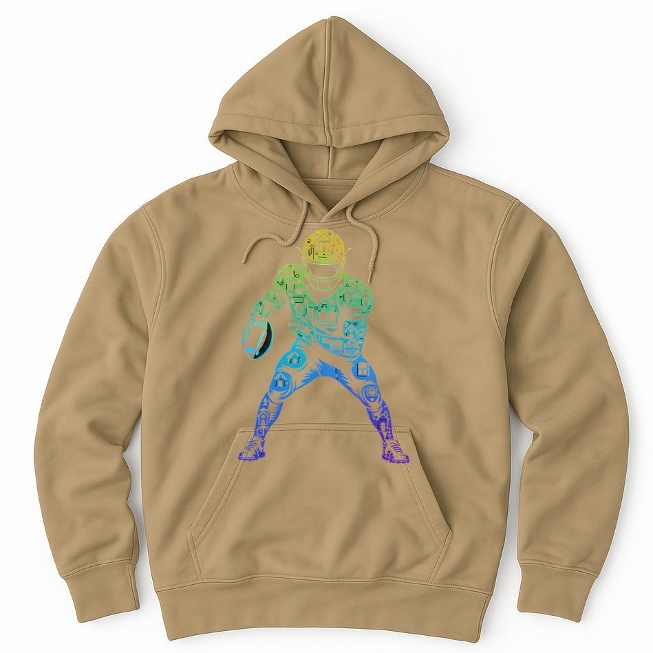 Football Apparel Center Player Coach Football Hoodie